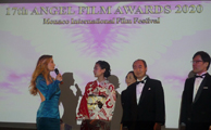 Beautiful Host & Actress Antonella Salvucci Q and A Session with Japanese Cast & Crew members