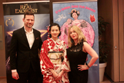 Press Call Monaco US film Industry Members Megan Freels & Brett Johnston & Japanese Actress Yoshiko