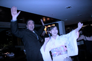 VIP Guest and Japanese Actress during Monaco Angel party nights