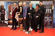 Red Carpet before the Big Night!! Toma Enache, Dean Bentley, Martin Albisetti Director of PLUESS, Actress Tina Iseli, Composer Raphael Sommer the wife of Martin