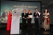 Screenplay 'Angels Desired' on stage Wining Best Feature Script + Best Fantasy Screenplay