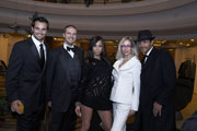 US actor Scott Elrod, Dir. Nathan Atkinson, Niki London, Rosana Golden, Michael Collins CEO HotSpot Records, Las Vegas
