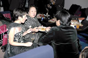 Roxanne, Mama of Keiko, Shogo Jun-Ai team at VIP Lounge Gala
